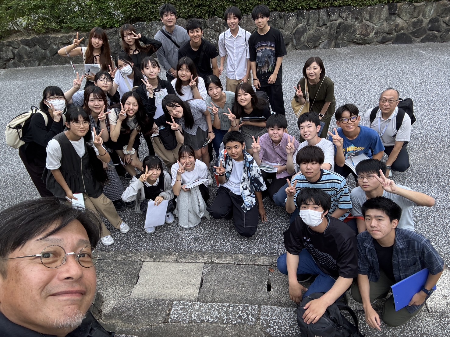 『公文国際学園中等部』の学生様26名の、日本探究建築コースの京都社寺見学ツアーに、代表の横川がガイドとして同行させていただきました!